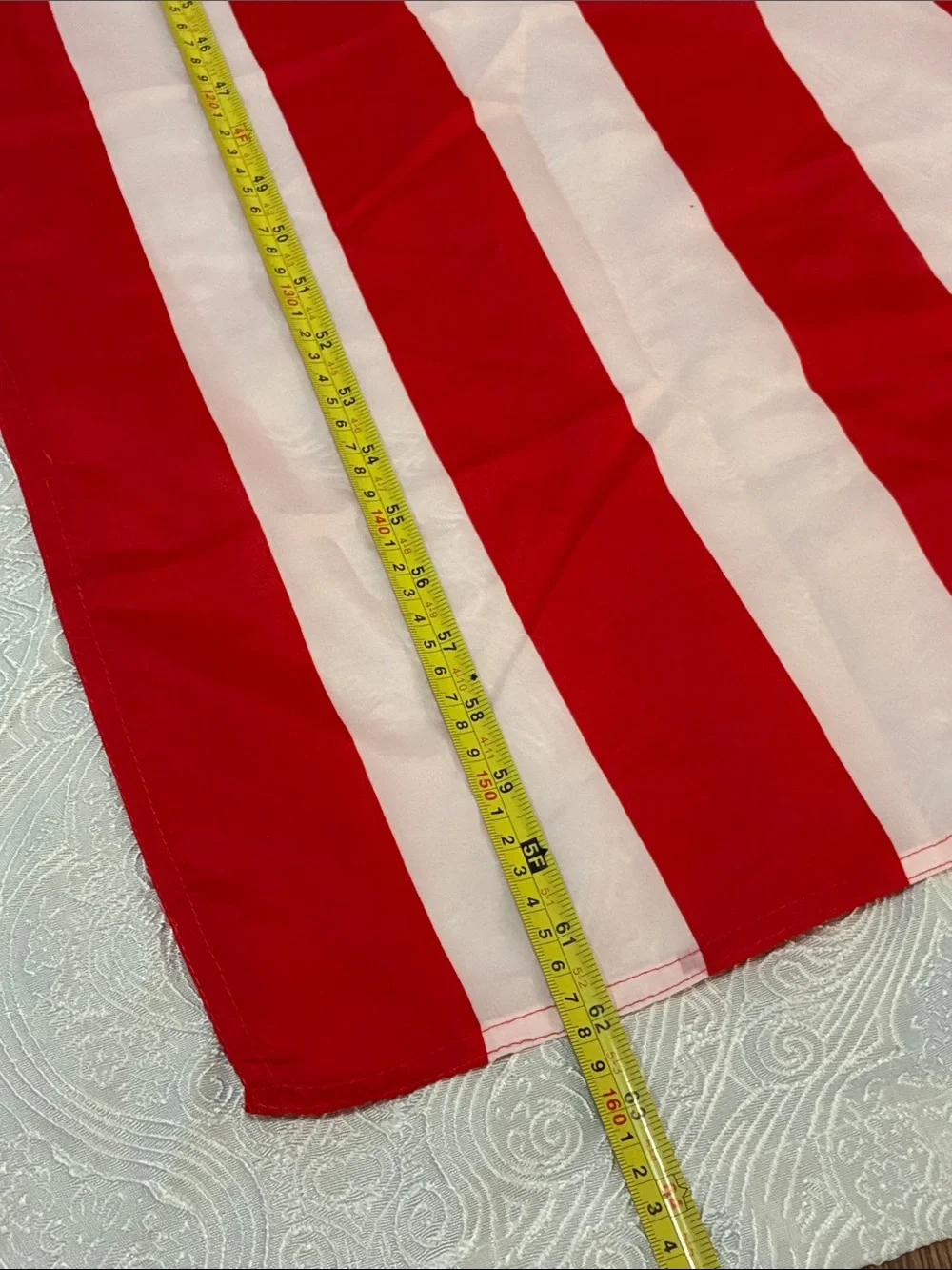 American Flag BIG 62” x 36” inches USA PATRIOT RED WHITE AND BLUE for flagpole